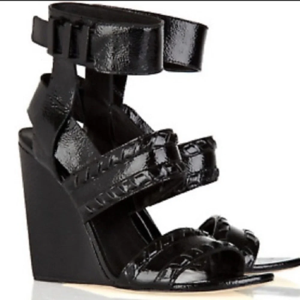 Alexander Wang Black Strappy Sandals
